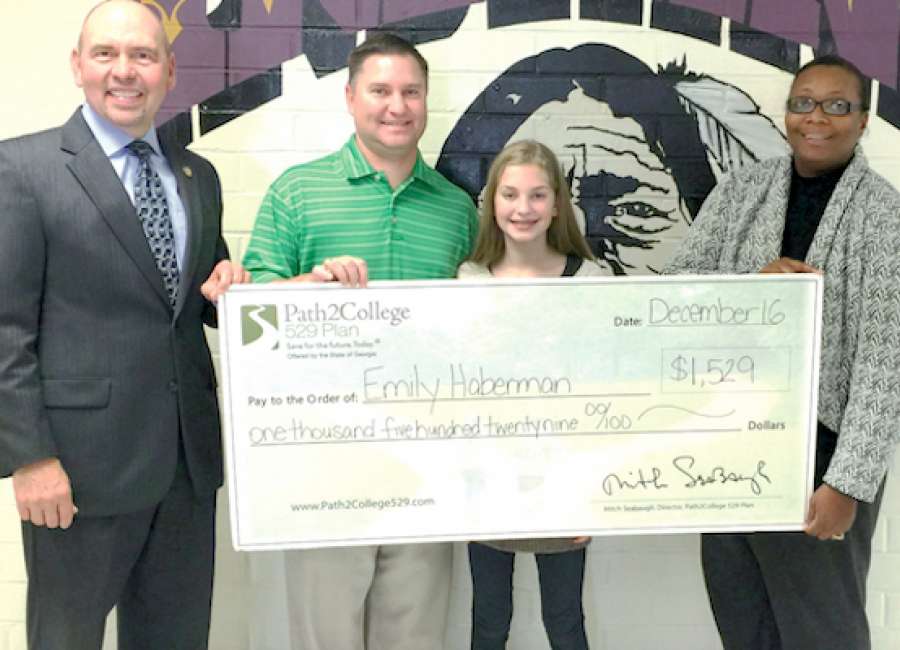 ​East Coweta Middle student wins college savings