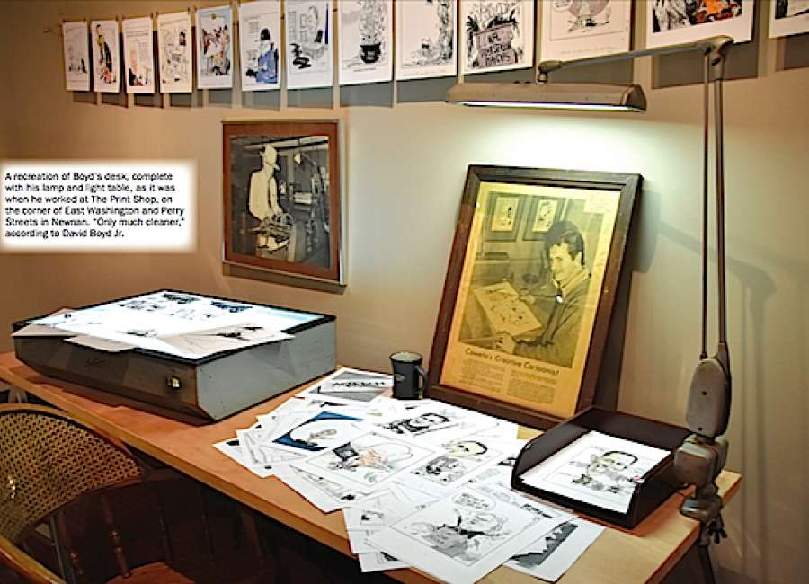 Local illustrator displays works in first-ever exhibit