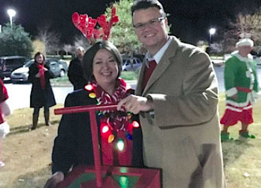 Piedmont celebrates season with star lighting