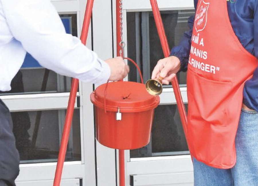 Salvation Army bell ringers needed