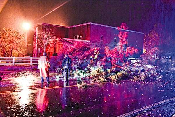 ​Strong wind, storms knock out power