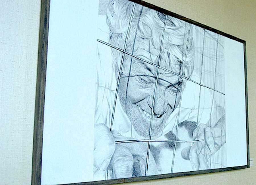 Suffering artist on display at Centre