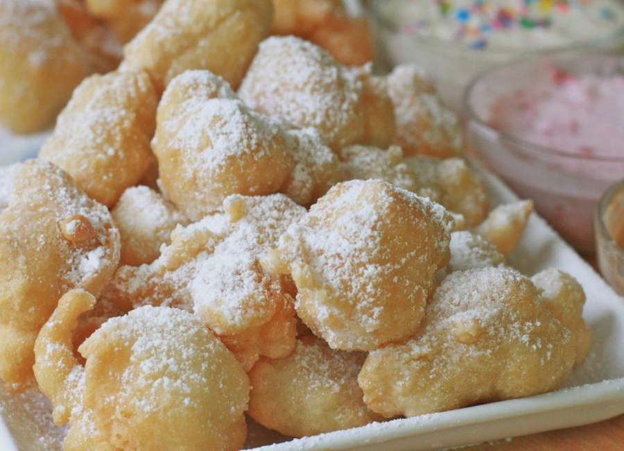 Bite-size funnel cakes