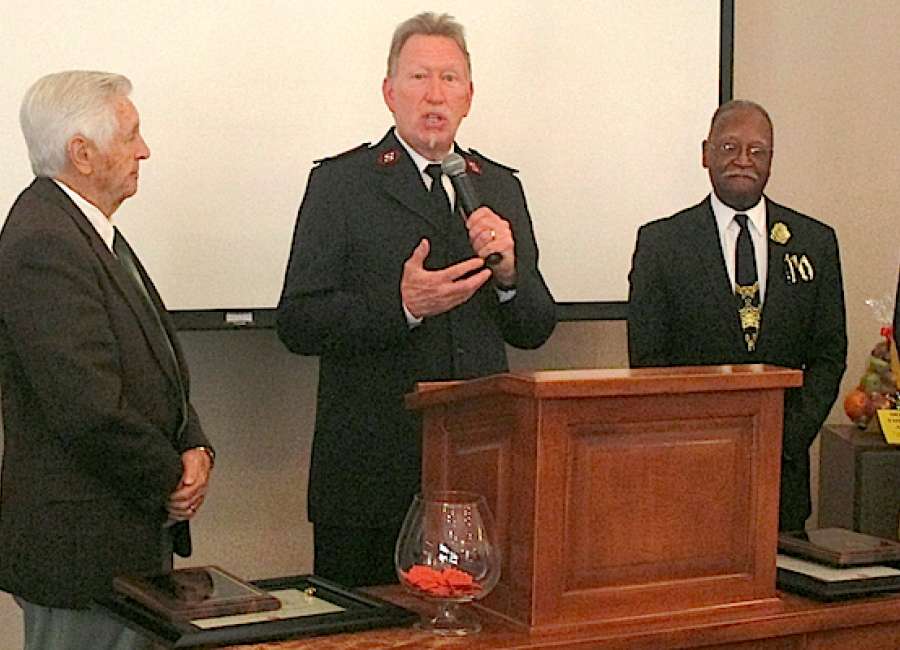 Calhoun, Cornwell honored for years of service