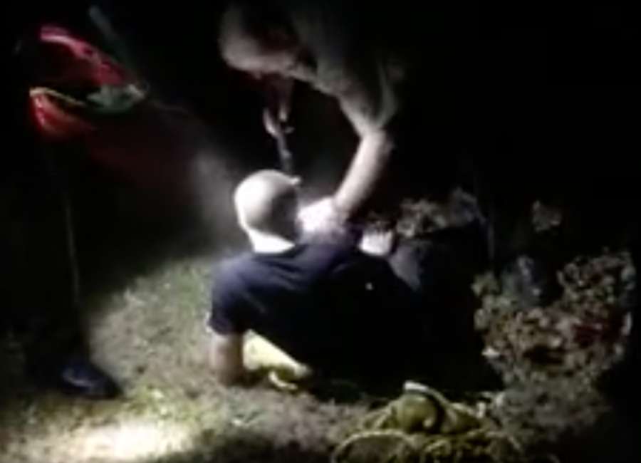 Chase suspect hospitalized after lake rescue