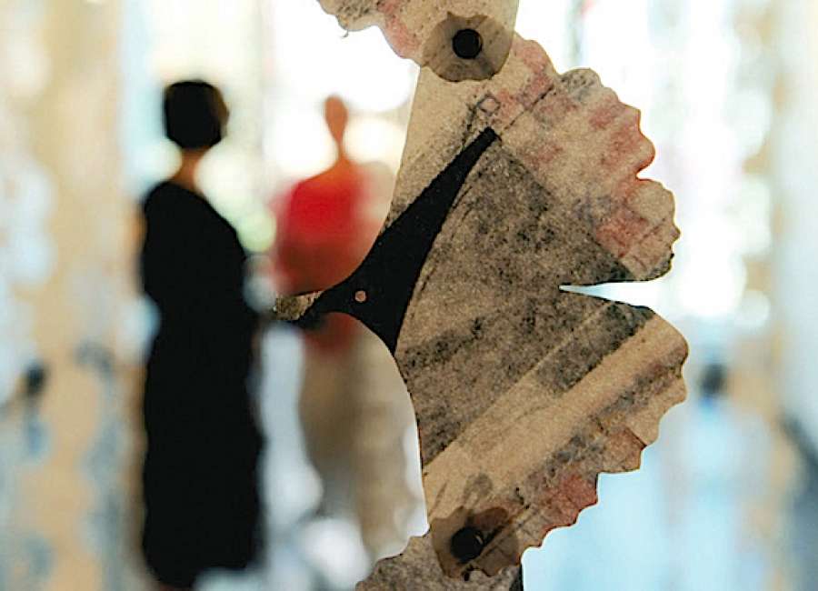 Christina Laurel creates art installation