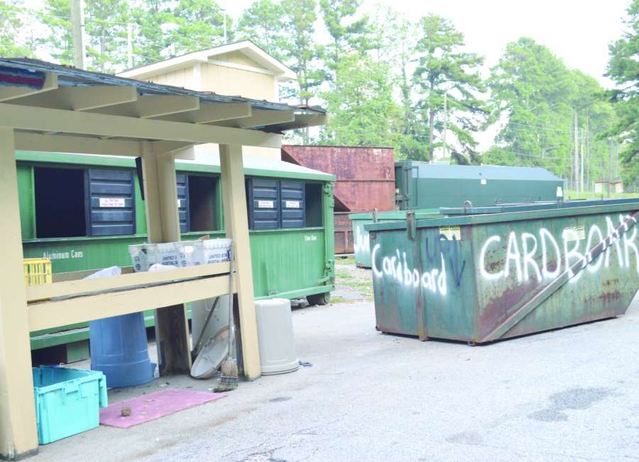 County employees will man garbage/recycling sites