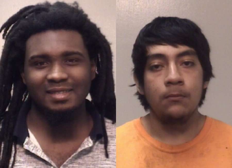 Deputies pursue two fleeing suspects