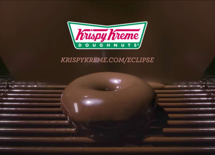 Krispy Kreme marks eclipse with chocolate glazed doughnuts