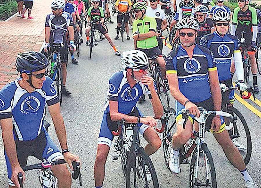Local cycling club raises funds for Piedmont Cancer Wellness