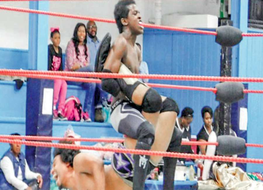 Local professional wrestler Ezekiel Wright is living the dream