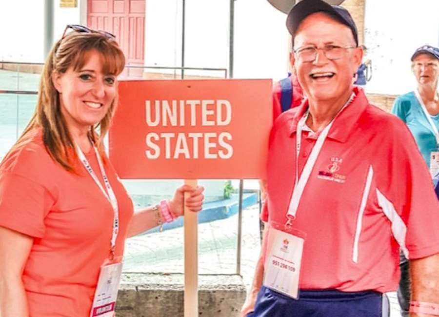 Moreland mayor Dick Ford competes in Transplant Games