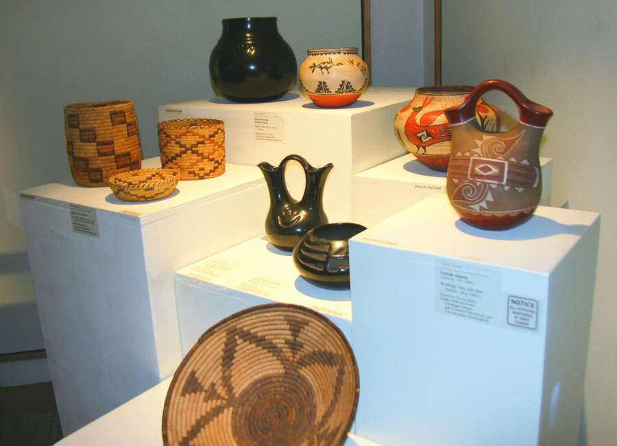 Native American art displayed in LaGrange