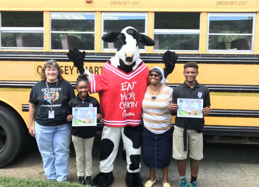 Odyssey Charter bus drivers, riders honored