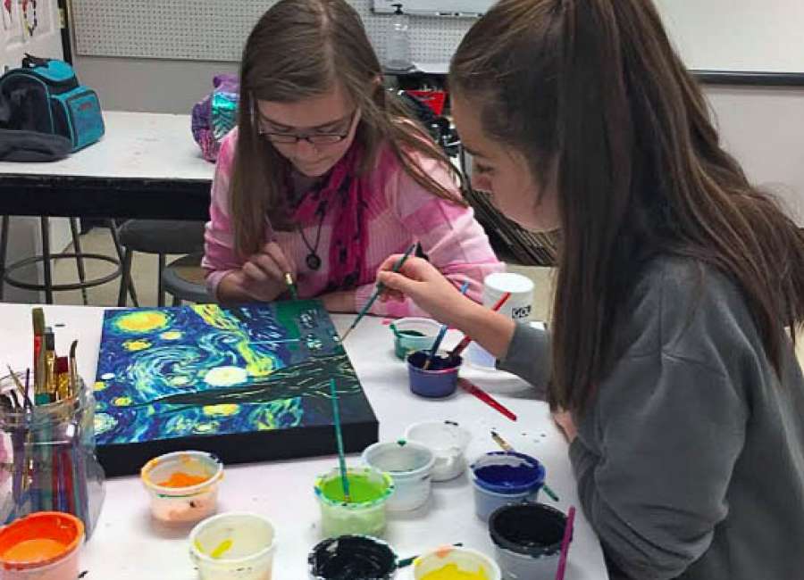 Odyssey students create artwork for state superintendent
