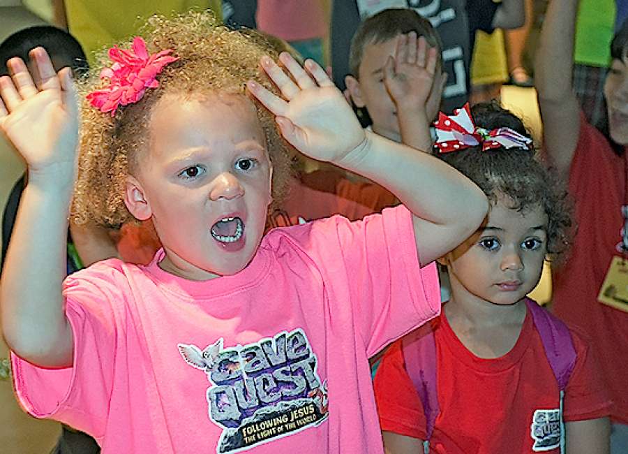 Outer space, heroes, fun factory among Bible school themes