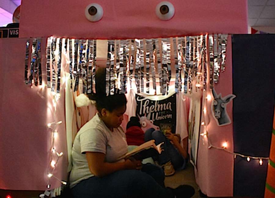 Reading caves help Elm Street students focus, relax