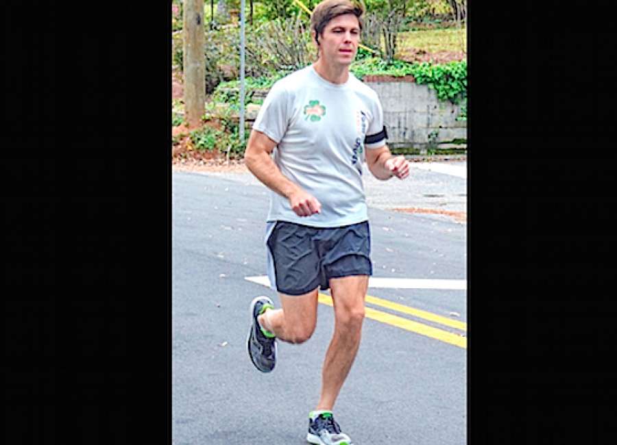 Running man: Craver enjoys hitting the road