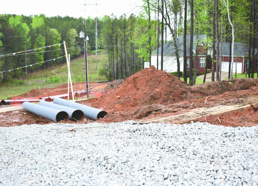 Some pipeline construction stopped temporarily