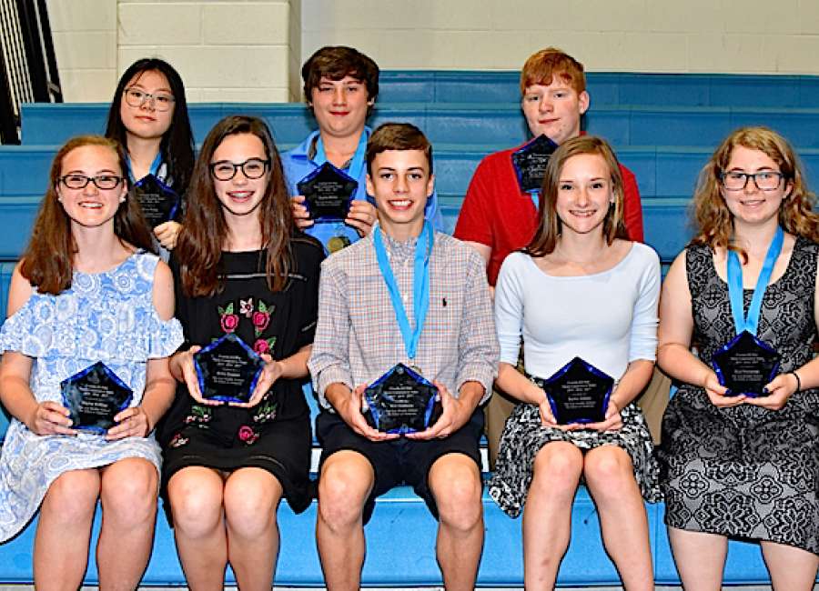 Students honored at Lee Middle School Honors Day
