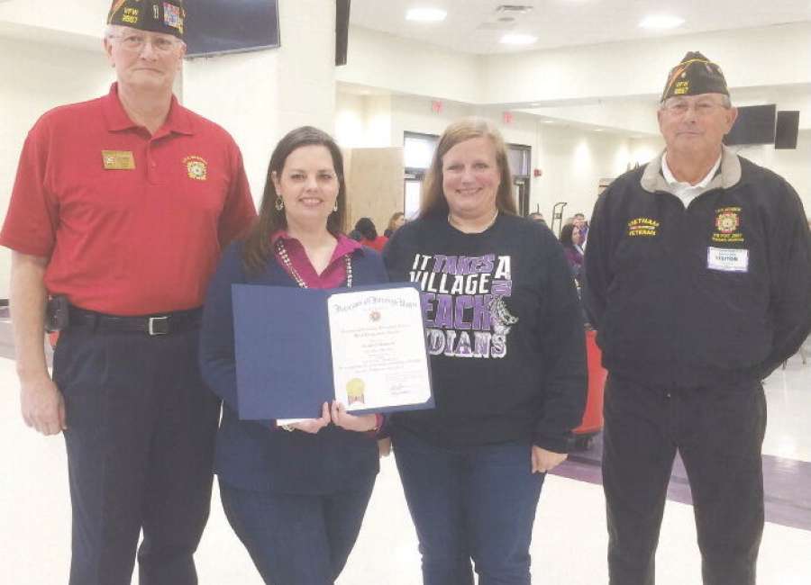 VFW awards educators in Coweta