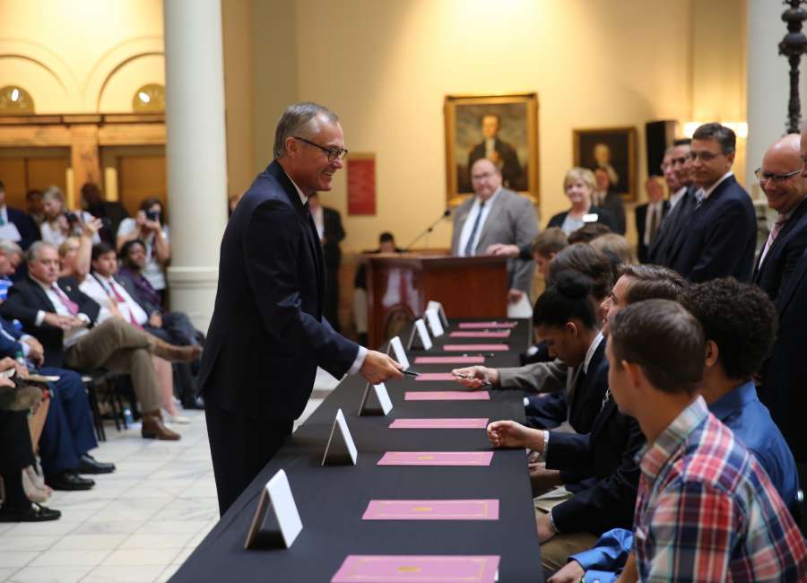 Cagle hosts GA CATT signing