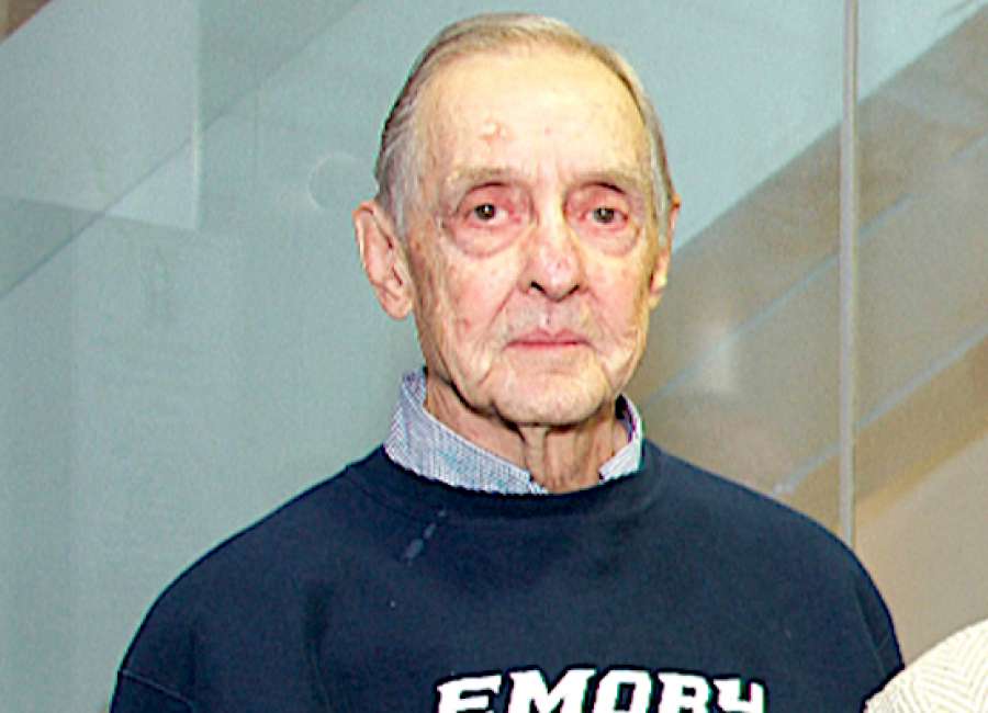 96-year-old returns to alma mater for a swim