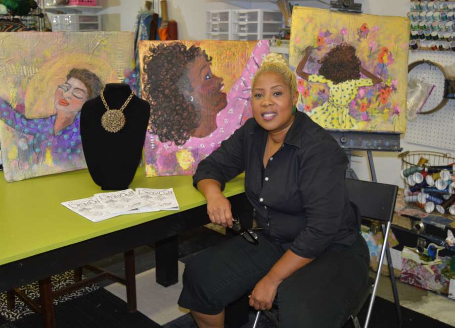 Art as therapy: Tracey Brooks becomes coach