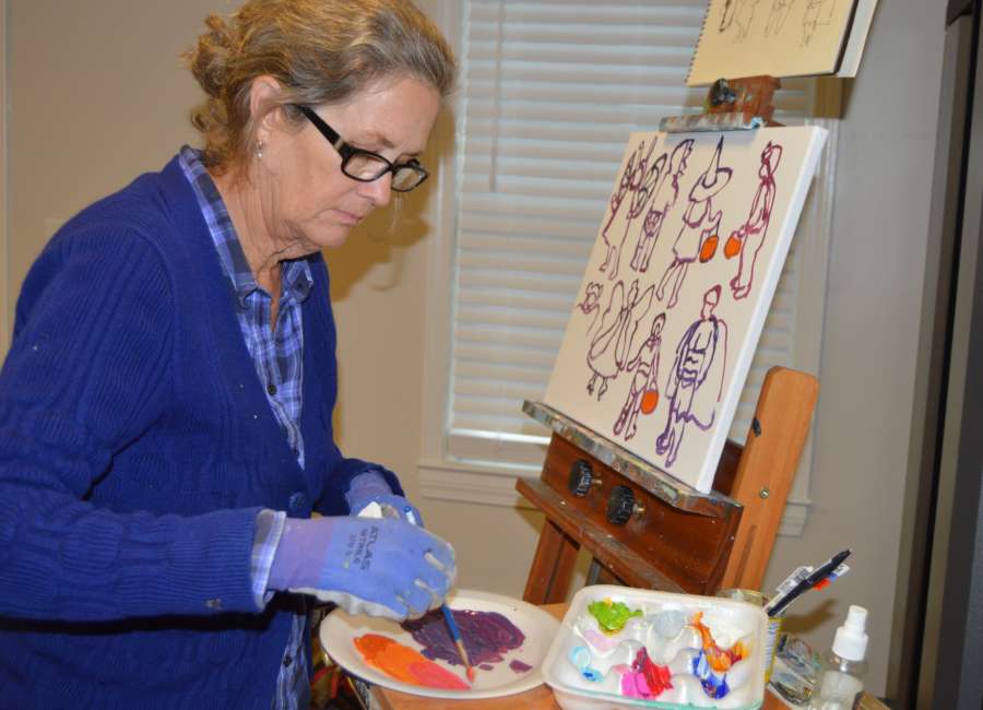 ArtRez painter draws inspiration from local community, people