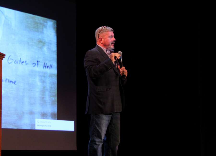 Battalion surgeon speaks at Newnan High School