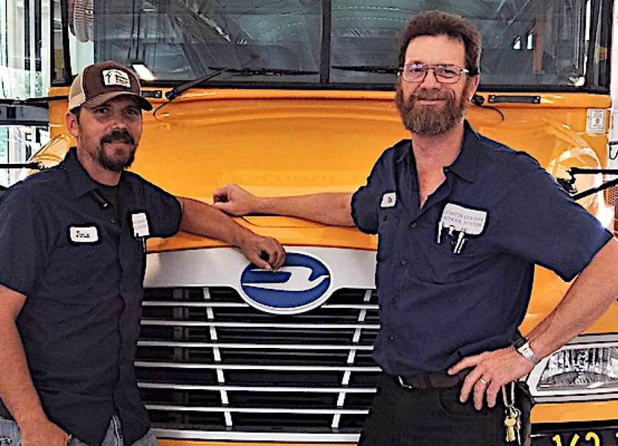Bus technicians take first in regional competition