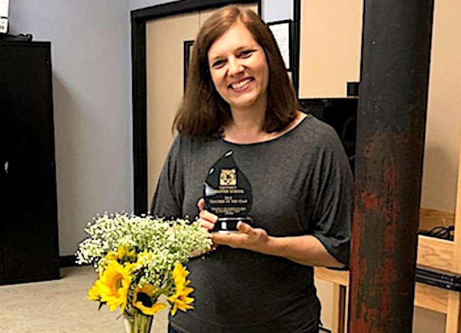 Carter named Odyssey School Teacher of the Year