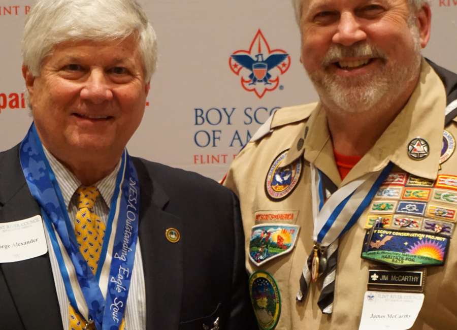 Cokes’ Scout leader McCarthy, Alexander honored