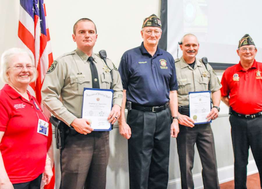Deputies honored by VFW