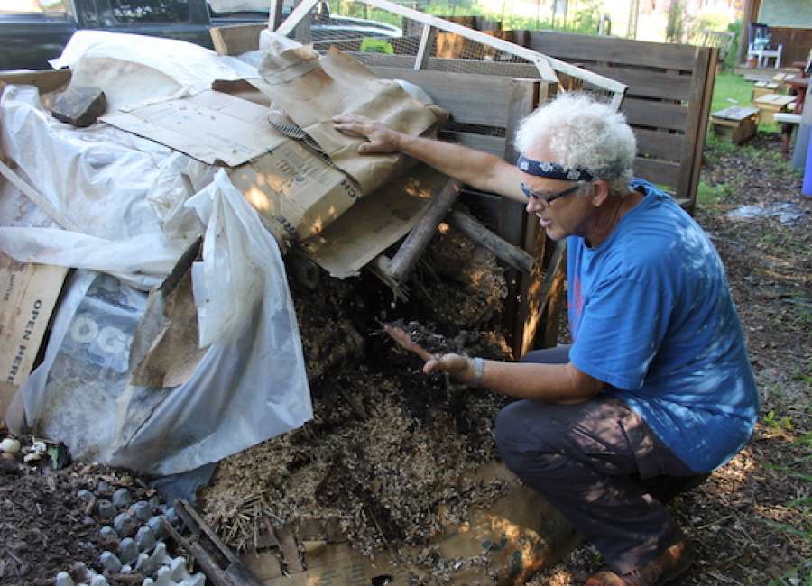 Downtown businesses contribute to New Leaf Community Garden compost