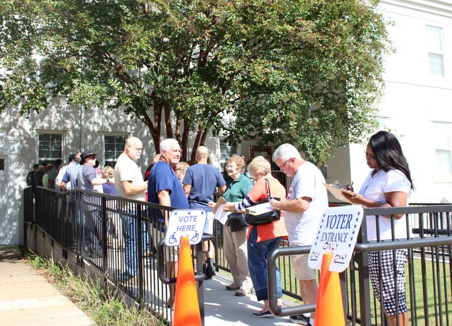 Early voting turnout high