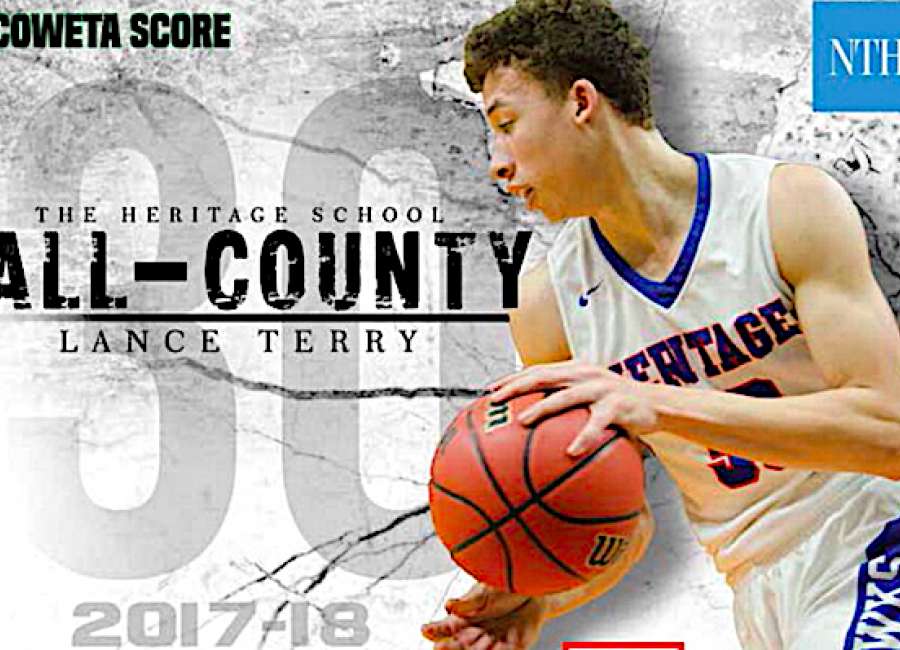 Heritage School guard Lance Terry named All-County MVP