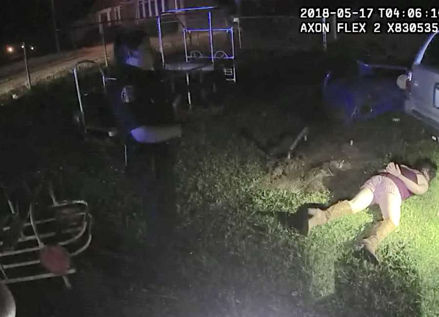 High-speed chase ends on playground