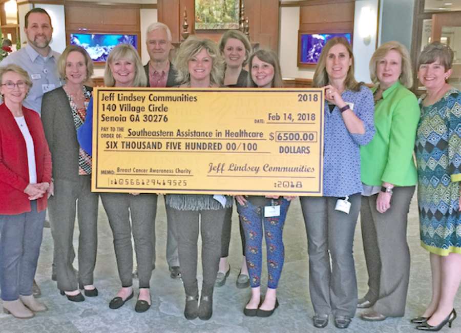 JLC donates $6,500 to healthcare assistance