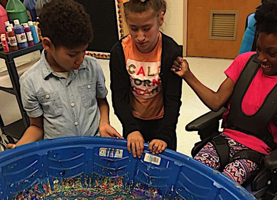 Jefferson Parkway’s ‘Pollock in the Pool’ makes big splash