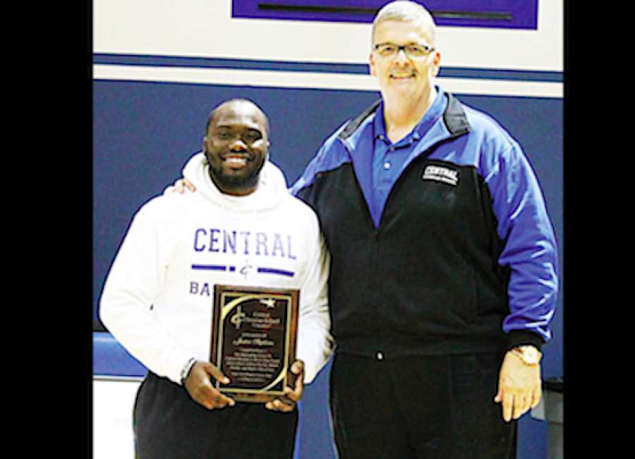 Justin Stephens honored by Central Christian