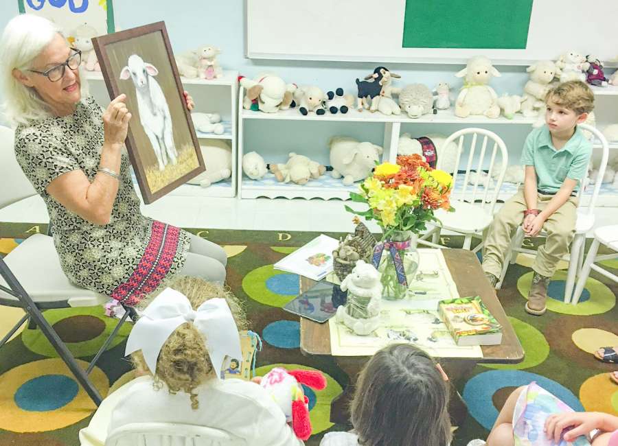 Lamb painting finds a home at Central Baptist
