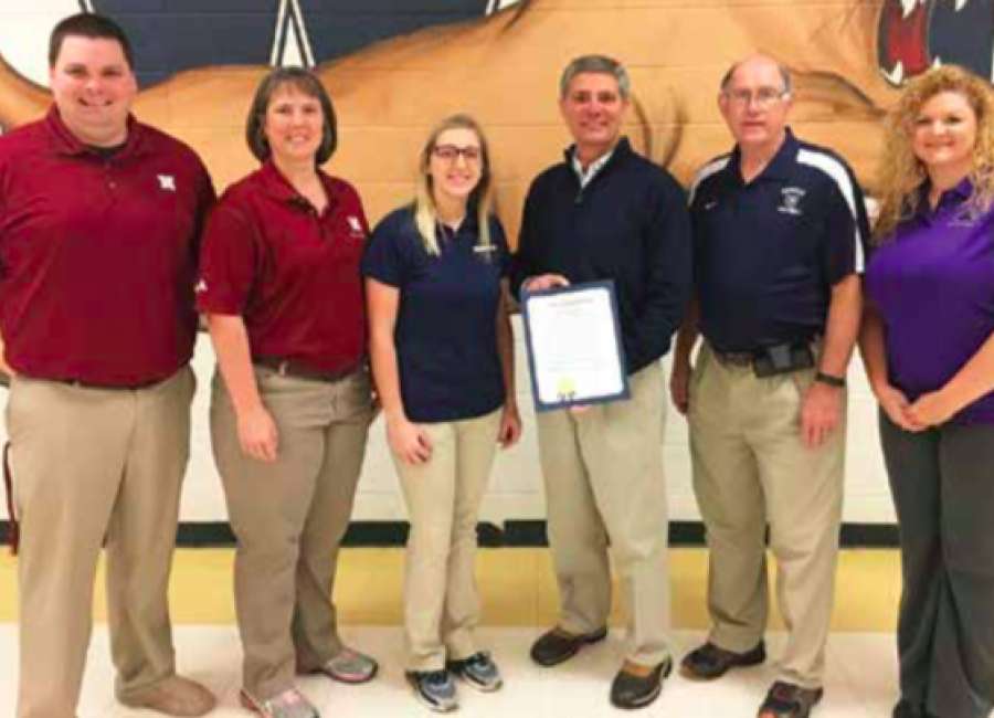 Local high school athletic trainers honored