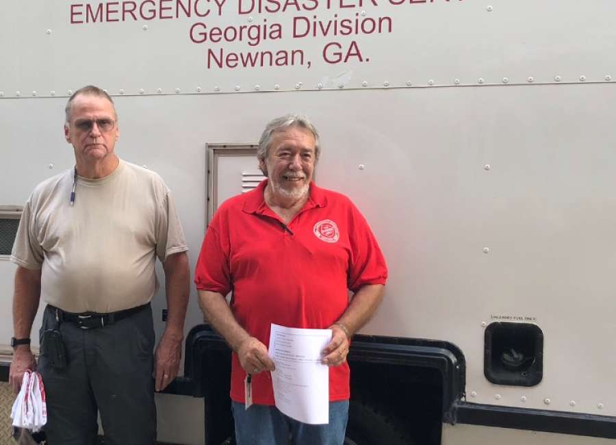  Local Salvation Army canteen deploys to Charlotte