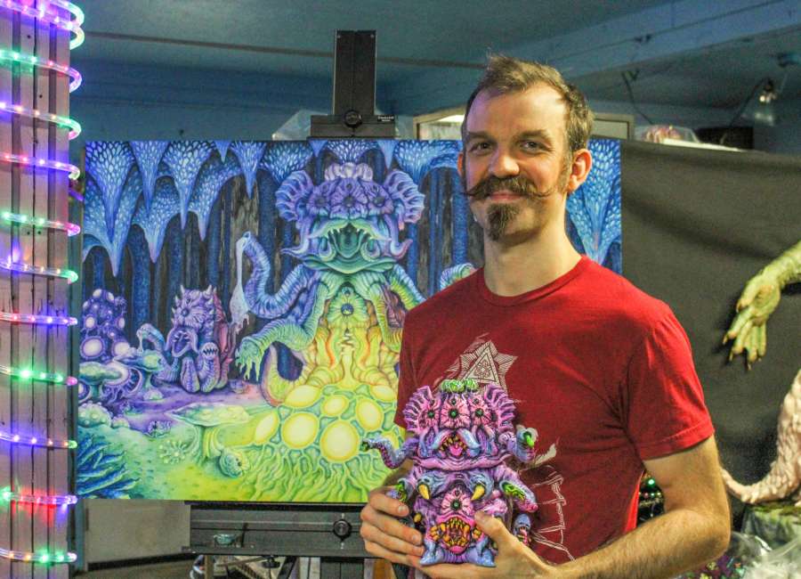 Local Toymaker holds show at art gallery
