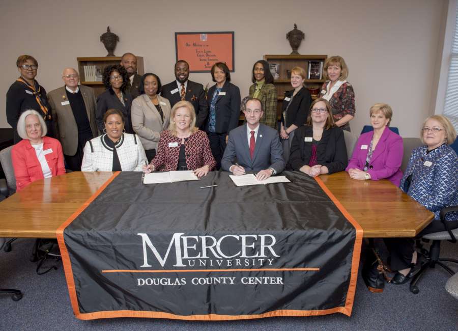 Mercer, West Georgia Tech sign articulation agreement