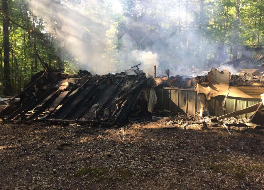 Mother’s Day fire destroys home