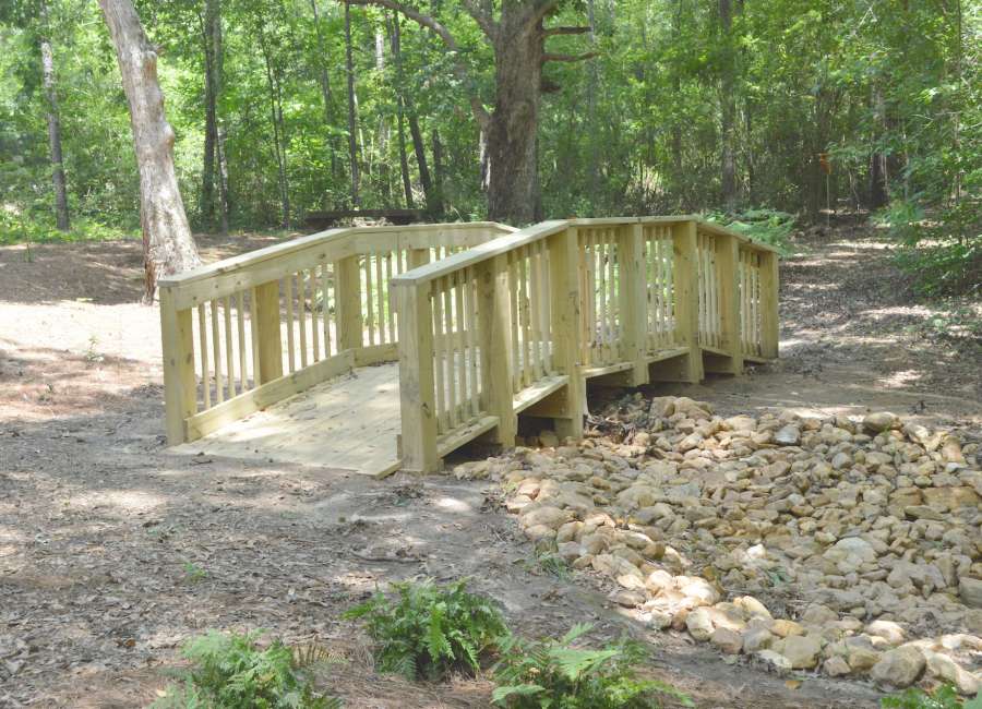 New bridge among nature center improvements