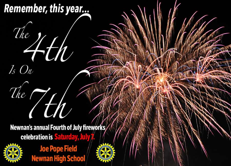 New date set for July 4th fireworks celebration