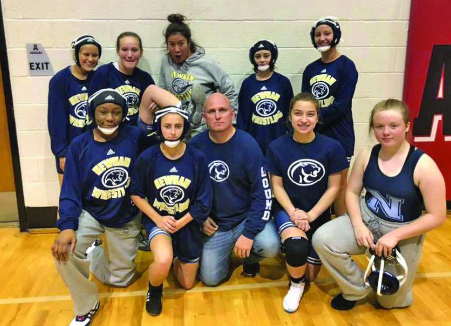 Newnan fields first full girls wrestling team